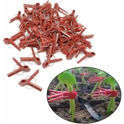 Tuteur Pour Végétaux Clips De Support Pour Plantes En Plastique, 50 Pièces, Pinces Pour Plantes Suspendues, Vigne, Jardin, Serre, Légumes, Tomates, Clip De Greffage De Jardin Durable Et Utile-A 6 Tuteur Pour Végétaux Clips De Support Pour Plantes En Plastique, 50 Pièces, Pinces Pour Plantes Suspendues, Vigne, Jardin, Serre, Légumes, Tomates, Clip De Greffage De Jardin Durable Et Utile-A -Terre Tendre Soldes Boutique 96338805 3