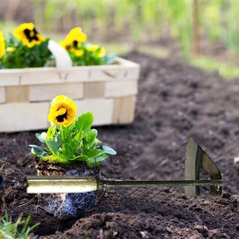 Houe Râteau De Jardin, Râteau À Gazon Houe Creuse Tout Acier Râteau De Désherbage À Main Plantation De Légumes Outil De Pelle Agricole 30x16cm 4 Houe Râteau De Jardin, Râteau À Gazon Houe Creuse Tout Acier Râteau De Désherbage À Main Plantation De Légumes Outil De Pelle Agricole 30x16cm – Image 4