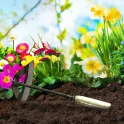 Houe Râteau De Jardin, Râteau À Gazon Houe Creuse Tout Acier Râteau De Désherbage À Main Plantation De Légumes Outil De Pelle Agricole 30x16cm 9 Houe Râteau De Jardin, Râteau À Gazon Houe Creuse Tout Acier Râteau De Désherbage À Main Plantation De Légumes Outil De Pelle Agricole 30x16cm -Terre Tendre Soldes Boutique 96338814 5