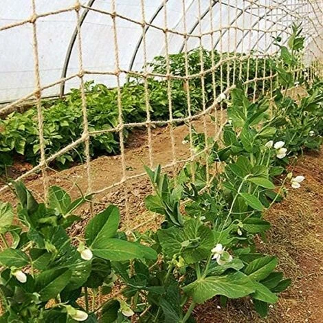 Filet De Soutien En Jute Naturelle Pour Plantes Grimpantes 3 Filet De Soutien En Jute Naturelle Pour Plantes Grimpantes – Image 3