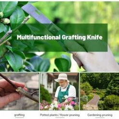 Couteau De Greffage Pliant, Couteau De Greffage, Couteau De Jardin, Couteau Pliable Greffe D'élagage, Couteau Greffe Lame Double, Couteau De Jardinage De Greffage, Outil De Greffage De Jardin -Terre Tendre Soldes Boutique 97260643 5