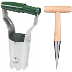 Jardinière À Main Avec Manche En Bois, Jardinière À Bulbe À Main Légère Et Robuste Pour Tulipe Jonquille -Terre Tendre Soldes Boutique 97548345 4