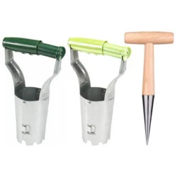 Jardinière À Main Avec Manche En Bois, Jardinière À Bulbe À Main Légère Et Robuste Pour Tulipe Jonquille -Terre Tendre Soldes Boutique 97548345 5