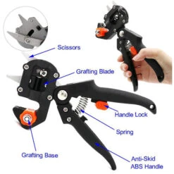 Outils De Greffage De Jardin, Outils D'élagage De Jardin Rubans De Greffage Branche De Plante En Caoutchouc Vigne Arbre Fruitier Kits D'outils De Coupe Ciseaux -Terre Tendre Soldes Boutique 97563373 4
