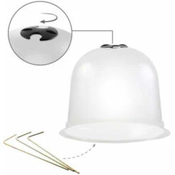 Cloches à Salades Plastique - Lot De 6 -Terre Tendre Soldes Boutique 98035093 3