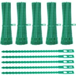 Lot De 600 Attaches De Plantes, 23CM Attaches De Jardin Réglable Liens De Serrage En Plastique Pour Jardin Flexible, Attache Tomates De Câble De Jardin Pour Aider à Soutenir Les Plantes