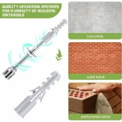 Support Pour Plante Grimpante, Kit Complet En Inox Avec Support Mural Et Corde Diamètre 3Mm (Longueur 16M) 7 Support Pour Plante Grimpante, Kit Complet En Inox Avec Support Mural Et Corde Diamètre 3Mm (Longueur 16M) -Terre Tendre Soldes Boutique 98420930 3