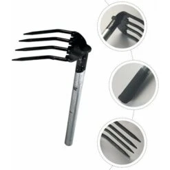 Râteau à Griffes à Main à Quatre Dents Barre En Acier Râteau De Plage écrou Marteau Râteau à Creuser Pour Jardinage épandage De Paillis En Vrac - Paquet De 4 7 Râteau à Griffes à Main à Quatre Dents Barre En Acier Râteau De Plage écrou Marteau Râteau à Creuser Pour Jardinage épandage De Paillis En Vrac - Paquet De 4 -Terre Tendre Soldes Boutique 98873335 3