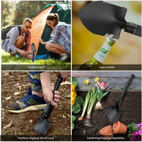 Mini-Portable Pelle Pliante Militaire Et Multi-Outils Pour Le Camping,la Survie En Plein Air,la Randonnée,la Chasse,l'expédition,Le Jardinage 3 Mini-Portable Pelle Pliante Militaire Et Multi-Outils Pour Le Camping,la Survie En Plein Air,la Randonnée,la Chasse,l'expédition,Le Jardinage – Image 3