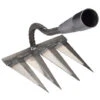 Râteau à Tapis Désherbage Houe Râteau Outil Agricole Désherbage Scarificateur Artefact Outils Agricoles (4 Dents)