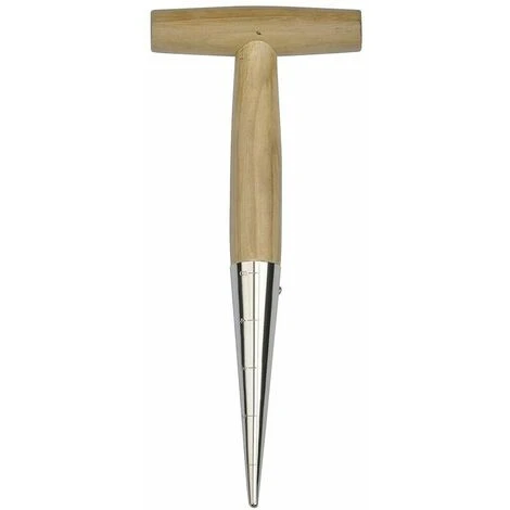 Plantoir à Main Traditionnel En Acier Inoxydable Avec Manche En Bois Léger 2 Plantoir à Main Traditionnel En Acier Inoxydable Avec Manche En Bois Léger – Image 2